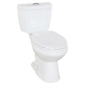 Elongated Front 2-Piece Toilet, Evalin, 4 L/6 L, White