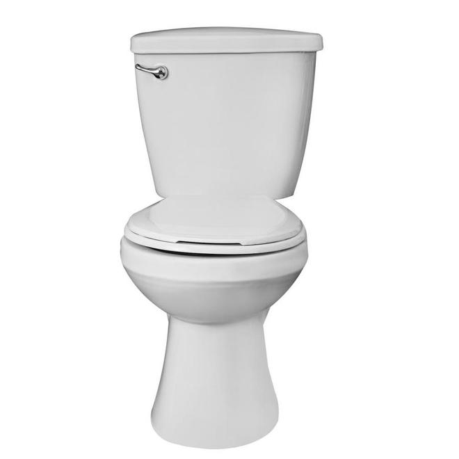 Project Source Toilet To Grab 2 Piece, Round Front Toilet