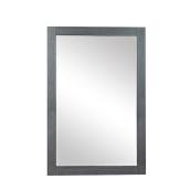 Miroir réctangulaire Claudine de Foremost, 24 po, gris