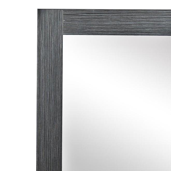 Foremost Claudine Rectangular Mirror - 24-in - Grey