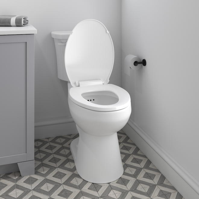 CRAFT + MAIN Bayford 4.8-L 2-Piece Toilet with Elongated Seat - White