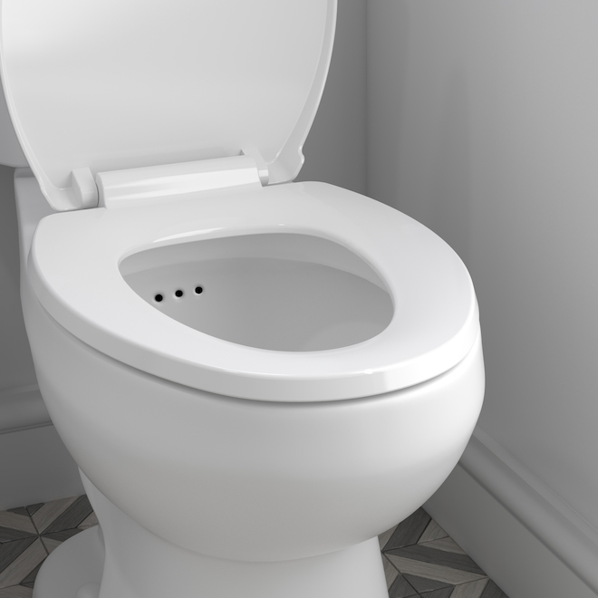 CRAFT + MAIN Bayford 4.8-L 2-Piece Toilet with Elongated Seat - White