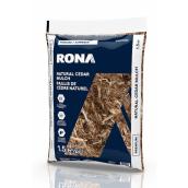 RONA Premium Bagged Natural Cedar Mulch - 1.5-ft³