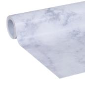 Easyliner Removable Adhesive Shelf Liner in White Marble Pattern - 20-in x 15-ft