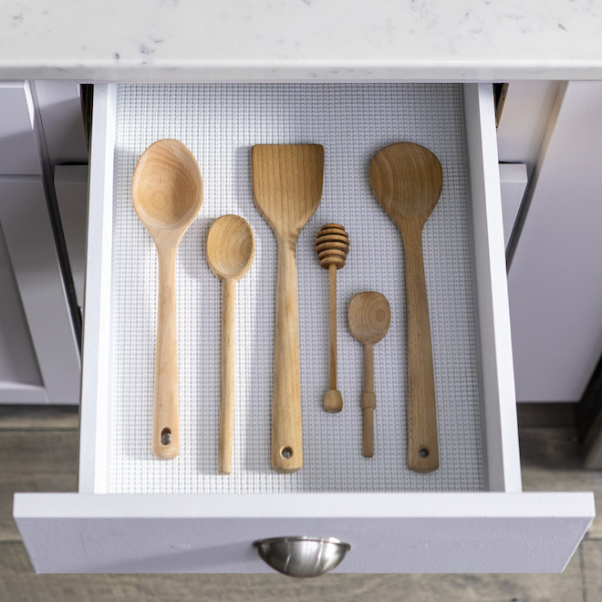 EasyLiner Select Grip Non-Slip White Shelf Liner, 12-in x 12-ft