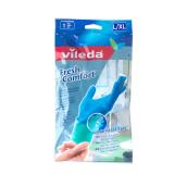 Vileda Latex Extra-Thin Dishwashing Gloves L-XL