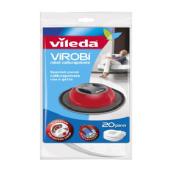 Vileda Replacement Cleaning Pads for ViRobi Robotic Mop - White - Electrostatic - 20 Per Pack
