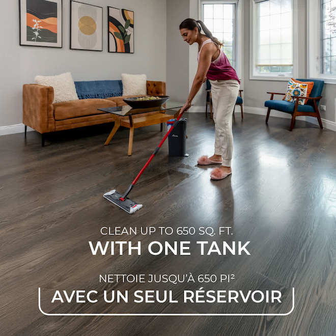 Système de vadrouille humide plane H2prO vileda avec seau