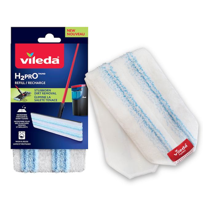 Vileda H2prO Flat Mop in Microfiber