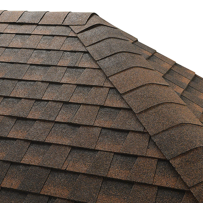 GAF Protective Ridge Cap Shingles - 25-linear ft - Hickory