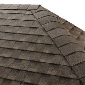GAF Seal-A-Ridge Protective Cap Shingles - Mission Brown - 25 Lin ft Coverage - 12-in W x 36-in L