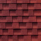 GAF Timberline Ultra HD Fibreglass Asphalt Shingles - Patriot Red - 20 Per Pack - 5 5/8-in Exposure