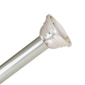 Style Selections 72-in Chrome Zinc Adjustable Shower Rod