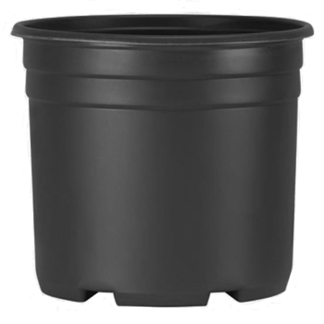 Planters Pride 1/Pack 10.25 x 9-in Black Resin Nursery Pot 3 Gallons