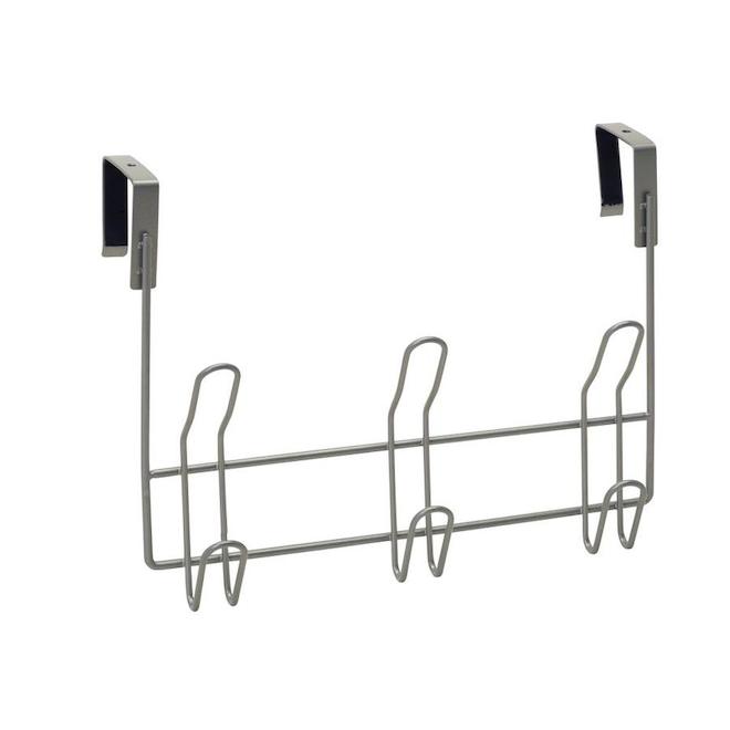 Zenna Home 21.5-in Steel Nickel Hanging Shower Caddy