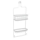 Zenith 26.13-in Steel White Hanging Shower Caddy