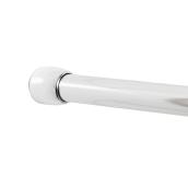 Zenna Home 54 to 88-in Chromed Aluminium Adjustable Shower Rod