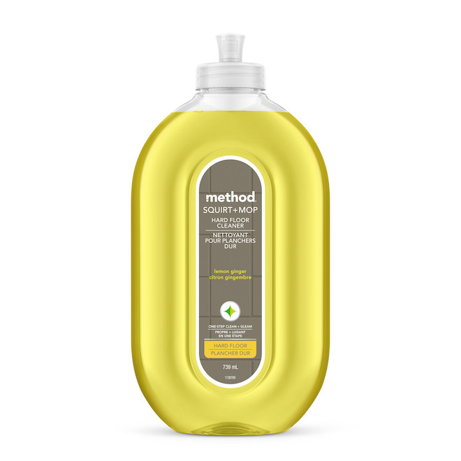 Nettoyant liquide pour planchers durs Method biodégradable de 739 ml, parfum citron-gingembre