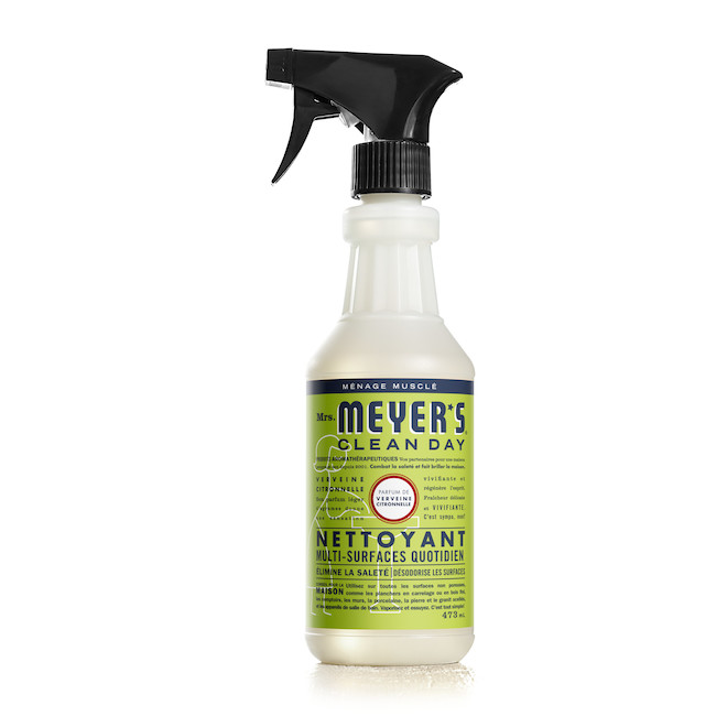 Nettoyant quotidien liquide multi-surfaces Clean Day Mrs. Meyers de 473 ml, parfum de citron