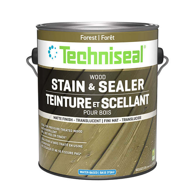 Techniseal Stain and Sealant in One Wood Protector - Forest - Matte - 3.78-L