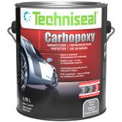 Protecteur pour plancher de garage en polycarbonate lustré Techniseal 3,78 L, couleur titane