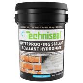 Scellant hydrofuge mat à base d'eau pour brique et béton Techniseal, 18,93 L