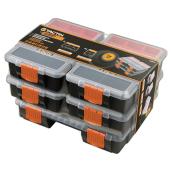Organisateurs, ensemble de 5, orange/noir