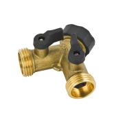 Project Source Brass - 2-Way Restricted Flow Connector