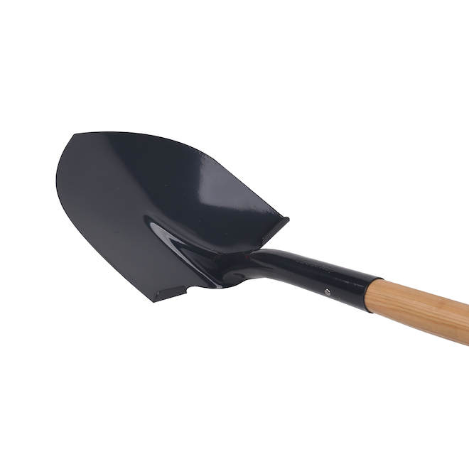 Project Source 44-in Wood Handle Digging Shovel