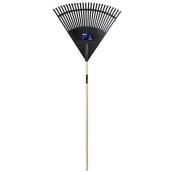 RONA 24-in Wood/Plastic 26 Teeth Leaf Rake