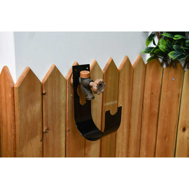 VALU+ 5/8-in Black Metal Wall Mount Hose Holder