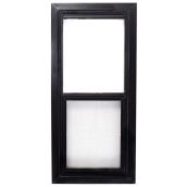 Fenêtre de cabanon à ouverture verticale, 17'' x 35'', PVC