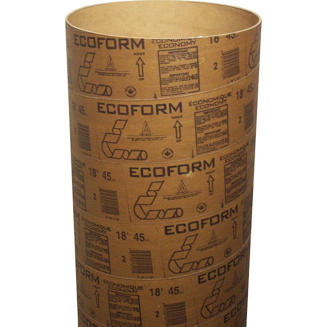 Ecoform Econo 12-in x 8-ft Cardboard Fibre Concrete Tube Form