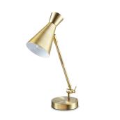 Catalina Adjustable Cone Desk Lamp with Metal Shade 19.75-in