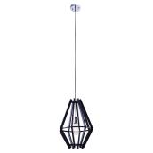 Suspension à 1 lumière, Tilson, noir mat