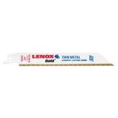 Lenox Reciprocating Saw Blades - Gold - Bi-Metal - 24 TPI - 6-in x 3/4-in - 5 Per Pack