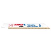 Lenox Reciprocating Saw Blades - Gold - Bi-Metal - 14 TPI - 6-in x 3/4-in - Medium Metal - 5 Per Pack