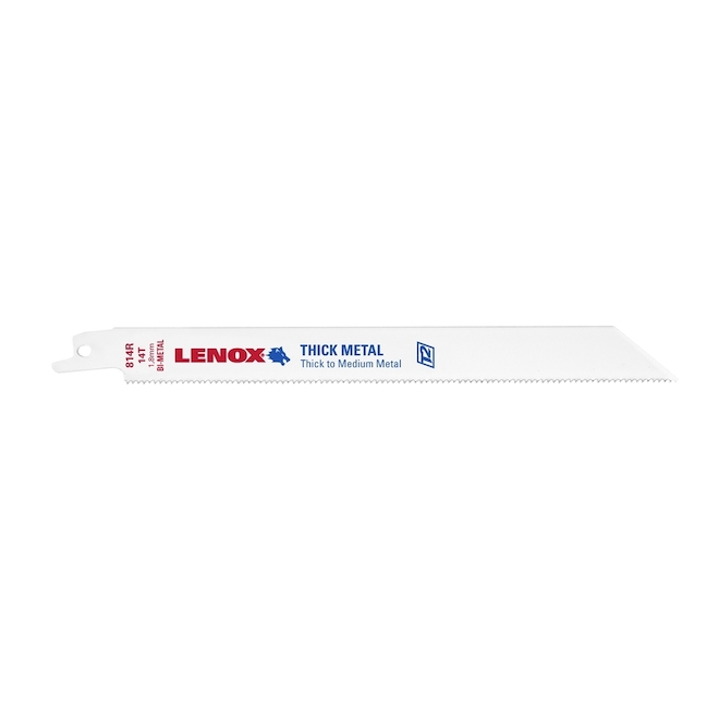 Lenox by Stanley Blade Reciprocating for Metal 8-in 14 TPI 5-Pack