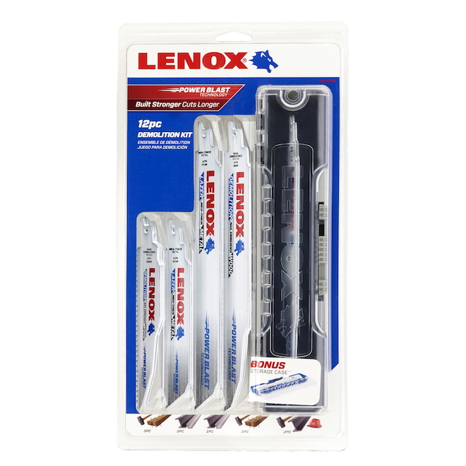 Lenox by Stanley Bi Metal Reciprocating Saw Blade Set of 12