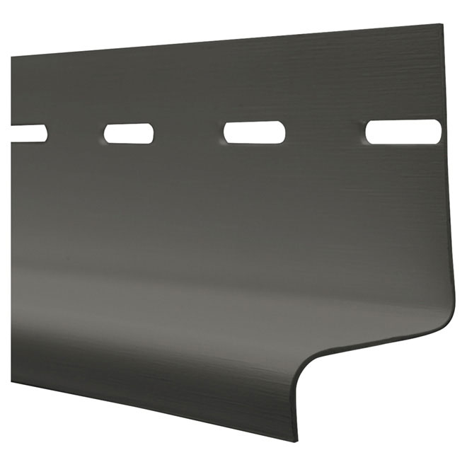 Vinyl Drip Cap, Rockaway Grey - 1 1/4" x 12'