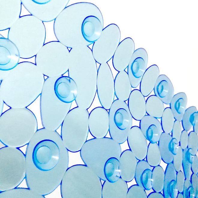 VALU+ 14 x 28-in Clear Plastic Bath Mat