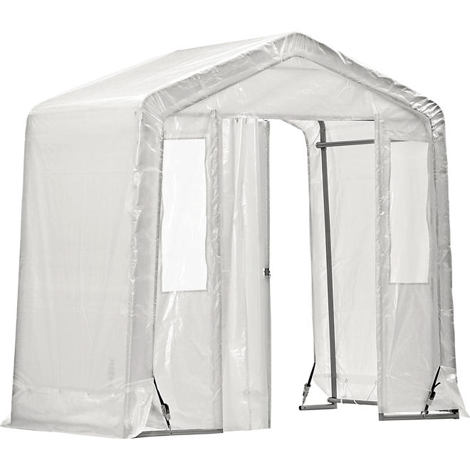 Northern Shelter White Vestibule Shelter in Polyethylene and Steel