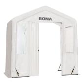 Abri vestibule avec fenêtre 8 pi x 4 pi x 8 pi, blanc