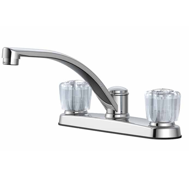 Project Source 2-Handle Low-Arc Kitchen Faucet