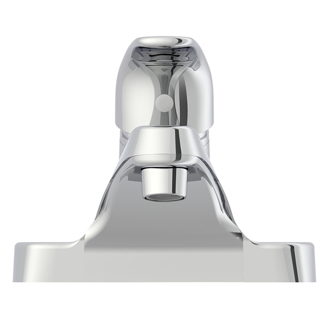 Project Source Polished Chrome 1 Handle Transitional Lavatory Faucet