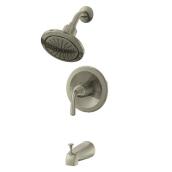 Project Source Tub and Shower Faucet - 1 Handle - 6.8-L/min - Brushed Nickel