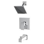 Allen + Roth Amari Tub and Shower Faucet - 1 Handle - 6.8-L/min - Chrome