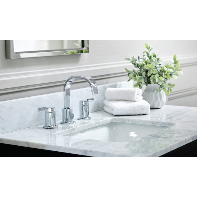 Allen + Roth Hali 2-Handle Bathroom Faucet - Chrome FW0AC015CP | RONA