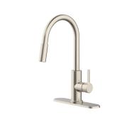 allen + roth Sophie Brushed Nickel Pull-down Kitchen Faucet