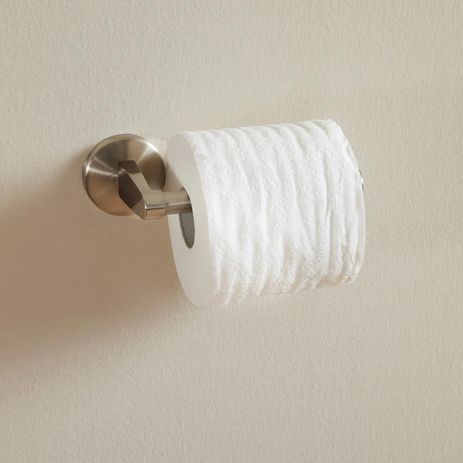 LANDON&CO Nobrix Brushed Nickel Finished Brass Toilet Paper Holder